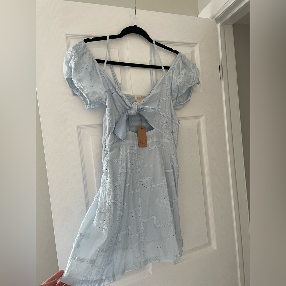 Blue Surf Gypsy’s Eylet Dress. NWT.